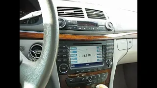 Voice Control Demo W211 Mercedes CLS S E-Class 2003-2007 and others