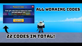 ALL WORKING CODES IN BLOX FRUITS! - Roblox