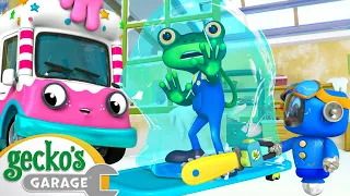 Gecko 's Ice Cream Van Fix  | Gecko the Mechanic | Vehicle Repair Cartoons | Buses, Trucks and Cars