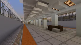 Новгородское метро в Minecraft. Станция Чечулино + Бонус