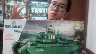 Cobi 3010 Centurion MK I, World of Tanks ver. English review by young Chinese collector