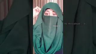 Niqab Tutorial🕊#hijab #حجاب #viral #viralvideo #viralshorts #zainab__