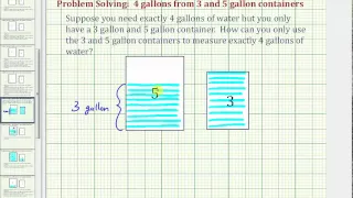 Obtain Exactly 4 Gallons Using a 3 Gallon and 5 Gallon Container