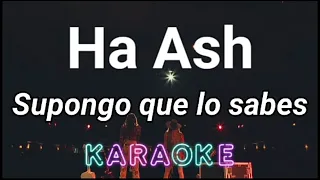Karaoke Ha Ash: Supongo Que Lo Sabes
