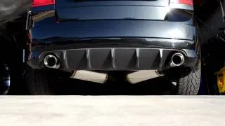 caliber srt4 custom dual exit exhaust