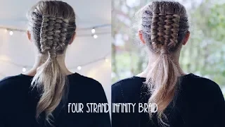 Four Strand Infinity Braid Tutorial I Alice Hairstyles