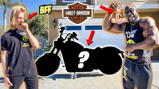 I BOUGHT MY BEST FRIEND HIS DREAM MOTORCYCLE (HARLEY-DAVIDSON)