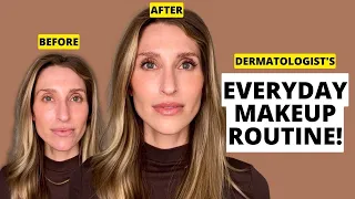 Dermatologist's Easy, Everyday Makeup Routine to Cover Dark Circles & Rosacea | Dr. Sam Ellis
