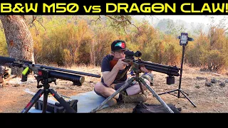 M50 vs Dragon Claw! TESTING TWO POWERFUL 50 Caliber Air Rifles to 100 YARDS!
