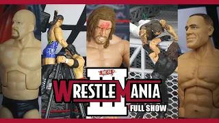 FULL SHOW - No Limits Wrestling: WrestleMania 3 PPV (WWE Figures Stop Motion)