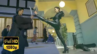 [Kung Fu Movie] Kung Fu girl kills Japanese soldiers who bully beautiful women in the street!#movie