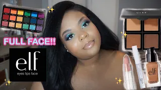 Full Face Using *ONLY* ELF Cosmetics| Brown Girl Approved?!