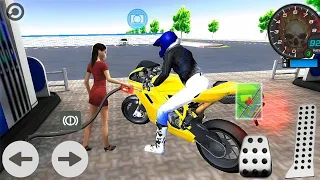 3D Driving Class Simulator Bullet Train Vs Motorbike - Bike Driving Game - Android Gameplay