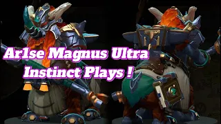 Ar1se - Magnus Slickest Plays Ever Crazy Fast Reactions Dota 2 Highlights!