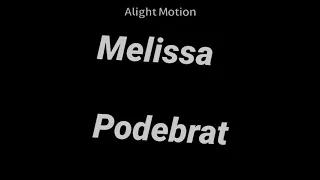 Melissa Podebrat/edit /
