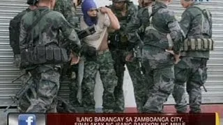 24 Oras: Ilang barangay sa Zamboanga City, sinalakay ng isang paksyon ng MNLF