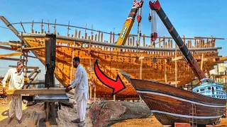 A completely handmade wooden ship || Complete procedure for making attractive ships ||