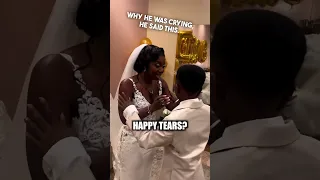 Seeing his mom in her wedding dress for the first time ❤️