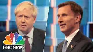 Boris Johnson And Jeremy Hunt Clash During Britain’s Prime Minister Debate | NBC News