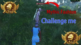 Mythic Fashion player challenged me😱 | iPad 8 Pubg Mobile