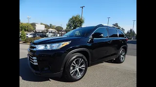 2018 Toyota Highlander LE video overview and walk around.