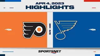 NHL Highlights | Flyers vs. Blues - April 4, 2023