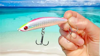 Lure Fishing a Tropical Island (Solo Camping)