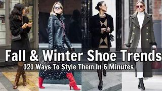 FALL & WINTER SHOE TRENDS YOU NEED TO KNOW / And 121 Ways To Style Them!