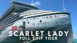 Scarlet Lady Full Ship Tour - The Adults Only Cruise Ship - Virgin Voyages 4K - 2024