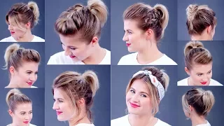 High Ponytail 10 Different Ways | Milabu