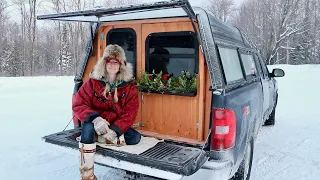 I just set my cold record- Truck Camping in UP MICHIGAN