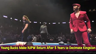 The Young Bucks Make NJPW Return After 5 Years to Decimate Eddie Kingston