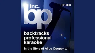 Welcome To My Nightmare (Karaoke Instrumental Track) (In the Style of Alice Cooper)