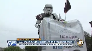 Man walks 645 miles dressed as a Stormtrooper