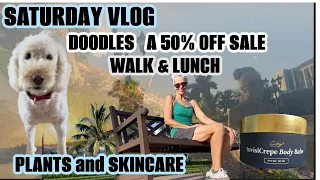 VLOG STYLE | SKINCARE | A SALE | PLANTS | A WALK | THEM DOODLES | A SNACK AND RECIPE #liveyourlife