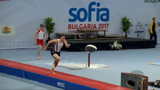 KRZYNEFSKI Brandon (USA) - 2017 Trampoline Worlds, Sofia (BUL) - Qualification Tumbling Routine 2