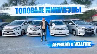 Популярные семейные минивэны из Японии TOYOTA ALPHARD & VELLFIRE