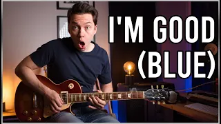 I'M GOOD (BLUE) - David Guetta, Bebe Rexha | Sebastian Lindqvist Guitar Cover (ROCK VERSION)