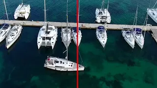 How to moor stern to -  Mediterranean mooring - 4k (English version)