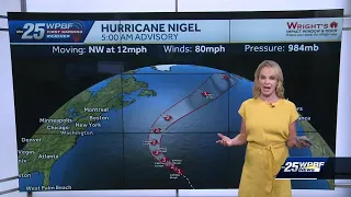 Hurricane Nigel forms in Atlantic