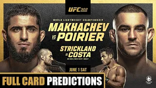 UFC 302 Islam Makhachev vs Dustin Poirier Full Card Predictions