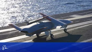 Testing MQ-25 Aboard an Aircraft Carrier