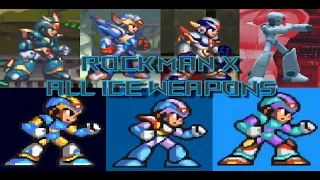 ROCKMAN X ALL ICE WEAPONS