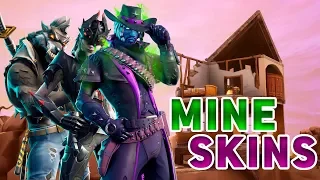 VISER MINE SKINS I FORTNITE! - V2 - Fortnite Battle Royale Dansk