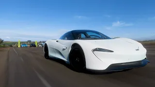 Forza Horizon 5 - McLaren Speedtail | Road Race | Steering Wheel Gameplay