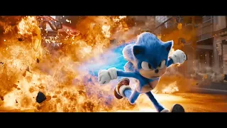 Sonic Scene "Run around the world" - Sonic the Hedgehog (2020) Movie Clip HD