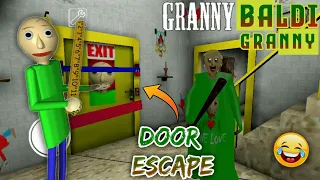 Granny Baldi Mod | Door Escape 5 Minutes | Baldi Granny Full Android Gameplay