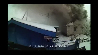 15 12 2020 Витебск, горение дома, травмированный