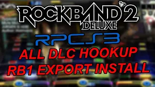 ALL DLC + EXPORTS FOR ROCK BAND 2 DELUXE + RB1 EXPORT INSTALL EASY TUTORIAL.