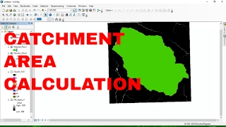 Catchment area Calculation using arcgis 10.4 : watershed delineation